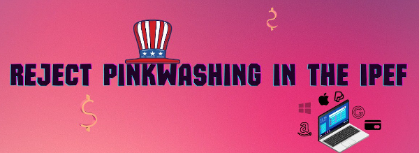 IPEF Pinkwashing Banner