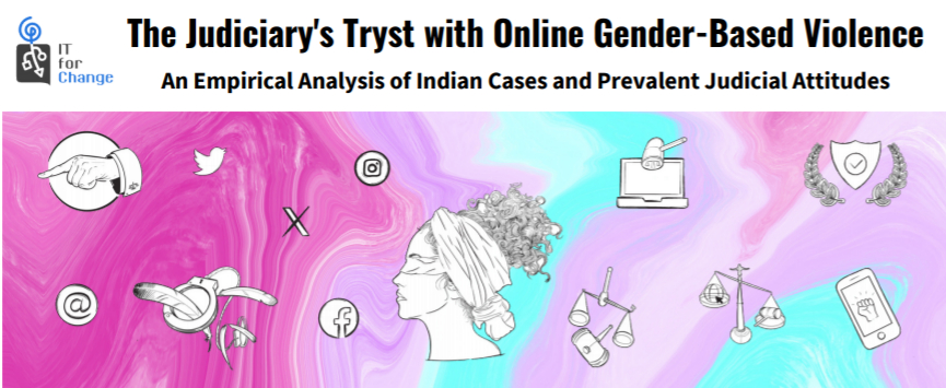 banner on online gender-based violence